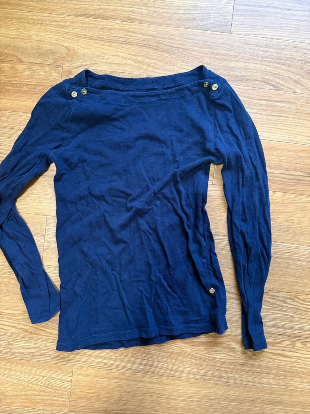 J. Crew Dark Navy Crewneck Pocket Tee
